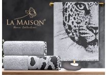 Подарочный набор полотенец La Maison со свечой - Tigle Gri (Turkey), 3 штуки
